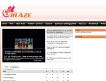 Tablet Screenshot of northeastblazenetball.com.au